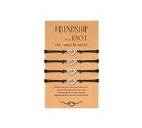GGYTMQL 2/3/4/5 Bracelets d'amitié PCS Bracelets à distance assortis pour les amis Love Knot Infinity Bracelet For Women BFF BFF Bracelet Gifts for Best Friends Sisters