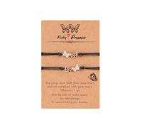 GGYTMQL 2/3/4/5 Bracelets d'amitié PCS Bracelets à distance assortis pour les amis Love Knot Infinity Bracelet For Women BFF BFF Bracelet Gifts for Best Friends Sisters