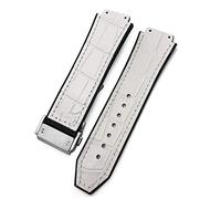 GGYTMQL 20 mm 22 mm Cow Hide Watch Band 25 mm * 19 mm , pour Bracelets en Silicone à bracele