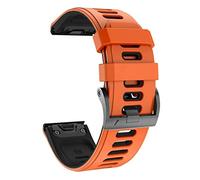 GGYTMQL 22/26 mm Smart Watch Sangle pour 7 7X 6 6X Pro 5X 5 Plus 3HR 935 945 Band Silicone Wristban Correa/Silicone Orange / D2 Mk2i Enduro