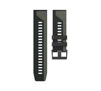 GGYTMQL 22 26 mm STACTES DE MONTRATION COLORFE pour 7 7X 6 6X 5X 5 Plus 3 3hr 935 945 S60 Silicone EasyFit Watch Wristbang Correa/Black Grey/Feni * 7 *
