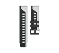 GGYTMQL 22 26 mm STACTES DE MONTRATION COLORFE pour 7 7X 6 6X 5X 5 Plus 3 3hr 935 945 S60 Silicone EasyFit Watch Wristbang Correa/Black Grey/Feni * 7 *