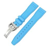 GGYTMQL 22 mm Soft FluorUbber Watch Bands 21 mm 20 mm pour les outils de sangle de montre en caoutchouc naturel Portofino