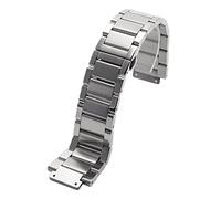GGYTMQL 27 * 19 mm Sangle en acier inoxydable argent pour bracelet de montre Big Bang Classic Fusion Series Men Femmes WatchBands