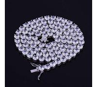 GGYTMQL 4 mm 5 mm 6 mm 1 rangée Collier de chaîne de tennis