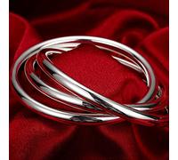 GGYTMQL 925 bracelet rond à cœur ouvert pour femmes bracelets manchette
