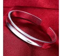 GGYTMQL 925 bracelet rond à cœur ouvert pour femmes bracelets manchette