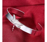 GGYTMQL 925 bracelet rond à cœur ouvert pour femmes bracelets manchette