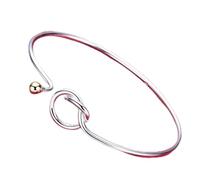 GGYTMQL 925 bracelet rond à cœur ouvert pour femmes bracelets manchette