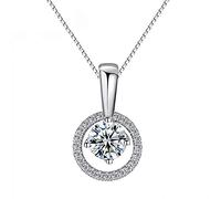 GGYTMQL 925 Chaîne de boîte Femmes Collier Pendent Bijoux pour les colliers de boucles de fête de mariage avec de la zircone