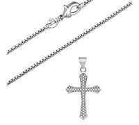 GGYTMQL 925 Chaîne de collier de croix pour hommes Femmes Bijoux de mariage Gift en Chine