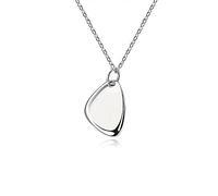 GGYTMQL 925 Choker Drop Colliers Triangle Shape Gold Couleur Femme Femme Mariage Party BILAND FINE