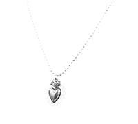 GGYTMQL 925 Collier catholique Catholic Catholic Collier pour Femmes Hommes, Collier de Jésus Sacred Heart of Jésus