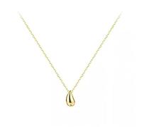GGYTMQL 925 Collier de pendentif à la chute d'eau couloir pour femmes bijoux de chaîne de clavicule de tempérament