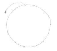 GGYTMQL 925 Collier de tour de cou Femmes Collier de chaîne de liaison perle Bijoux de Noël