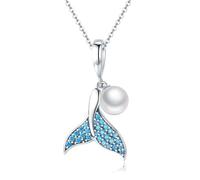 GGYTMQL 925 Collier de tour de cou pendentif en zircon pour les femmes mariage