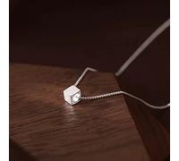 GGYTMQL 925 Collier en Argent Sterling Pendant chaîne de clavicules Femelle Paragraphe Court