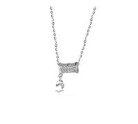 GGYTMQL 925 Collier en queue de poisson à petite taille en argent sterling