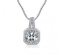 GGYTMQL 925 Colliers de pendentif en zircon cubique Super Shining solide pour femmes Bijoux 925 Bijoux fabriqués en Chine