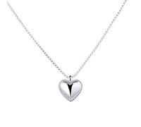 GGYTMQL 925 Colliers de pendentifs cardiaques pour femmes Boîte de mariage Boîte de bijoux Chaîne Clavicule Chaîne Collier Collier accessoire
