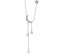 GGYTMQL 925 Colliers et pendentifs de Long Long Long Star pour femmes Chokers de bijoux de mariage