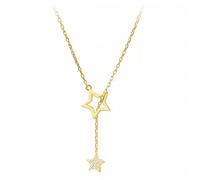 GGYTMQL 925 Colliers pendentifs étoiles en Argent Sterling en Argent Sterling