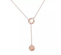 GGYTMQL 925 LETTRES ANGLAIS Collier Love For Women Circle Disc PENDANT LA CLAVILE CLAVILE CHACKER BIELRIR