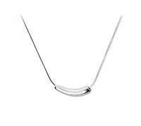 GGYTMQL 925 petite aubergine tube de pliage de serpent colliers de serpent femmes