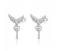 GGYTMQL 925 Solide Real Sterling Sweet Plane Stud Oreads Gift for Women Lady Jewelry