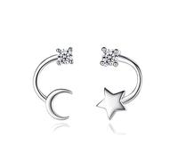 GGYTMQL 925 Solide Real Sterling Sweet Plane Stud Oreads Gift for Women Lady Jewelry