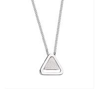 GGYTMQL 925 Triangle Charm Pendant Collier de cou collier Bijoux de mariage pour femmes accessoires