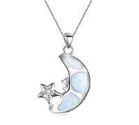 GGYTMQL Accessoires Boho Femme Big Moon Star Pendants Colliers