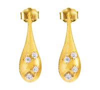 GGYTMQL Accessoires Collier Vintage S925 pour Femmes Chaîne de clavicule Golden Water Droplets Handmade Classical Hanfu Bijoux Women's Pendant Colliers Charme Cadeau National Old Craft
