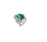 GGYTMQL Accessoires Fashion Green Stone Ovale N