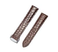 GGYTMQL Alligator de Groupe Authentique pour 300 300 m, 600 007 Sangle de Montre de 18 mm à 24 mm Sangle de Crocodile pour la Sangle de Montre Masculine et féminine