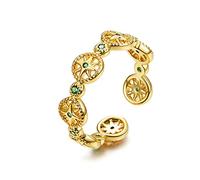 GGYTMQL Anneau réglable 925 Stelring Compass Empilable Rings Empilable Rings for Women Taille Ring