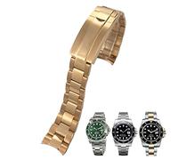 GGYTMQL Band de montre de montre à extrémité incurvée en acier inoxydable de 20 mm 316L pour le bouton de traction de bouton de traction de bouton
