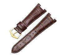 GGYTMQL Band de montre en cuir authentique pour Patek Philippe 5711 5712G Nautilus Montre des hommes et des femmes STRAPE SPECIAL WORG WORD 25 mm * 12 mm