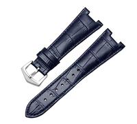 GGYTMQL Band de montre en cuir authentique pour Patek Philippe 5711 5712G Nautilus Montre des hommes et des femmes STRAPE SPECIAL WORG WORD 25 mm * 12 mm
