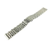 GGYTMQL Bande de montre en acier inoxydable 18 mm 19 mm 20 mm 21 mm 22 mm 23 mm 24 mm bracelet de bande de montre en métal.
