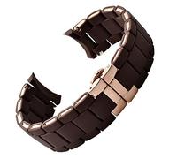 GGYTMQL Bande de montres en acier en caoutchouc en caoutchouc noir en silicone noir pour Armani AR5905 | 5906 | 5920 | 5919 | 5859 Femmes 20 mm homme 23 mm Bracelet de bracele