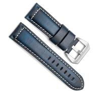 GGYTMQL Bandle de montée en cuir Sangle de montre de cire d'huile pour courroie de montre avec accessoires de remplacement de boucle