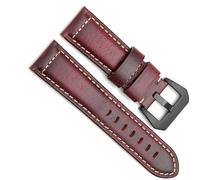 GGYTMQL Bandle de montée en cuir Sangle de montre de cire d'huile pour courroie de montre avec accessoires de remplacement de boucle