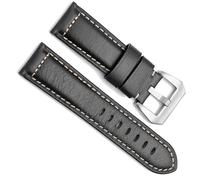GGYTMQL Bandle de montée en cuir Sangle de montre de cire d'huile pour courroie de montre avec accessoires de remplacement de boucle
