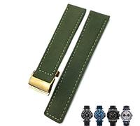GGYTMQL Bandon de montre Blue Green Watch Boule de montre en nylon de 22 mm pour Breitling Chronomat Navitimer Superocean For Men Bracelet