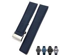 GGYTMQL Bandon de montre Blue Green Watch Boule de montre en nylon de 22 mm pour Breitling Chronomat Navitimer Superocean For Men Bracelet