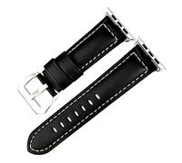 GGYTMQL Bandons de Montre en Cuir Vintage Compatible avec Une Bande de Montre 45 mm 41 mm 44 mm 40 mm 42 mm 38 mm série 7 6 SE 5 4 3 Brode DE MONTRATION/pour LA Montre 42 mm/blé S