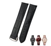 GGYTMQL Bandoues de Montre en Cuir 18 mm 19 mm 20 mm 21 mm 22 mm , pour Le Groupe de Montre Black Blue Brown Watch Strap