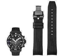 GGYTMQL Bands de montres en silicone de 22 mm pour Tissot T120417 T120407 Quartz Dial Rubber Sport Men de montre Watch Band Immas