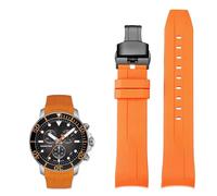 GGYTMQL Bands de montres en silicone de 22 mm pour Tissot T120417 T120407 Quartz Dial Rubber Sport Sport Men de montre Watch Band Immas